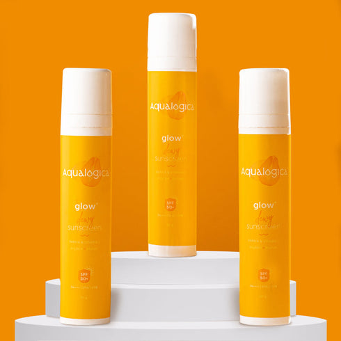 Aqualogica Glow+ Dewy Sunscreen Pack of 3